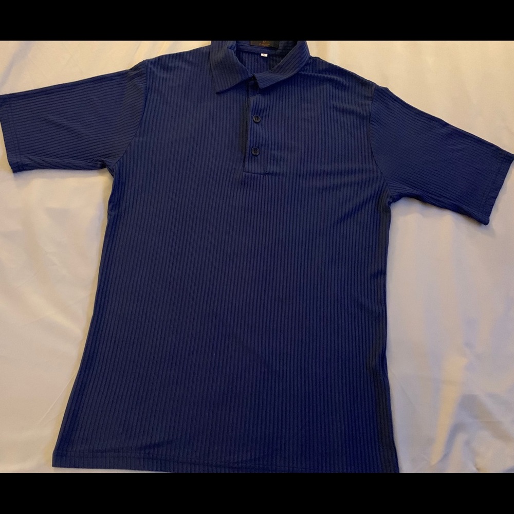 Vintage navy blue polo shirt